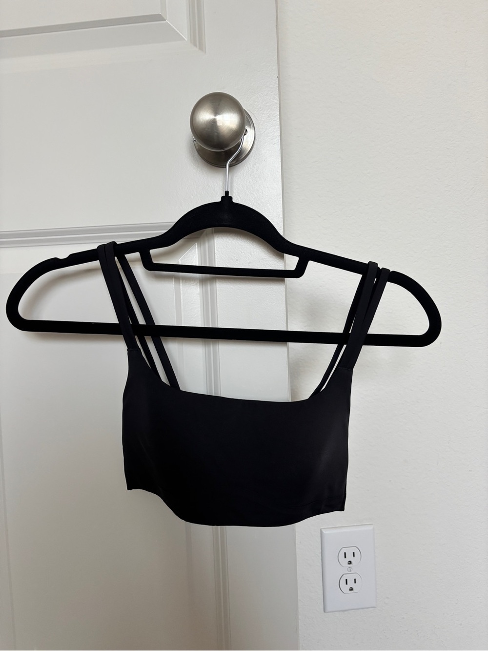 lululemon athletica Black Double-Strap Sports Bralette
